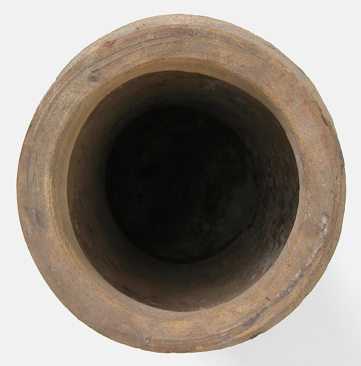 Pharmacy Jar, Earthenware, French