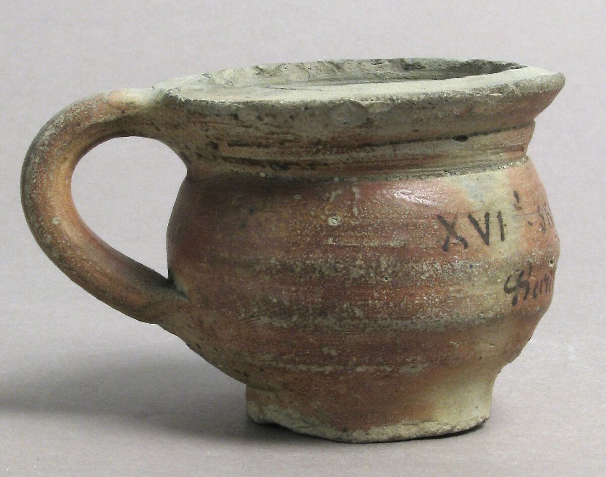 Cup, Earthenware, French
