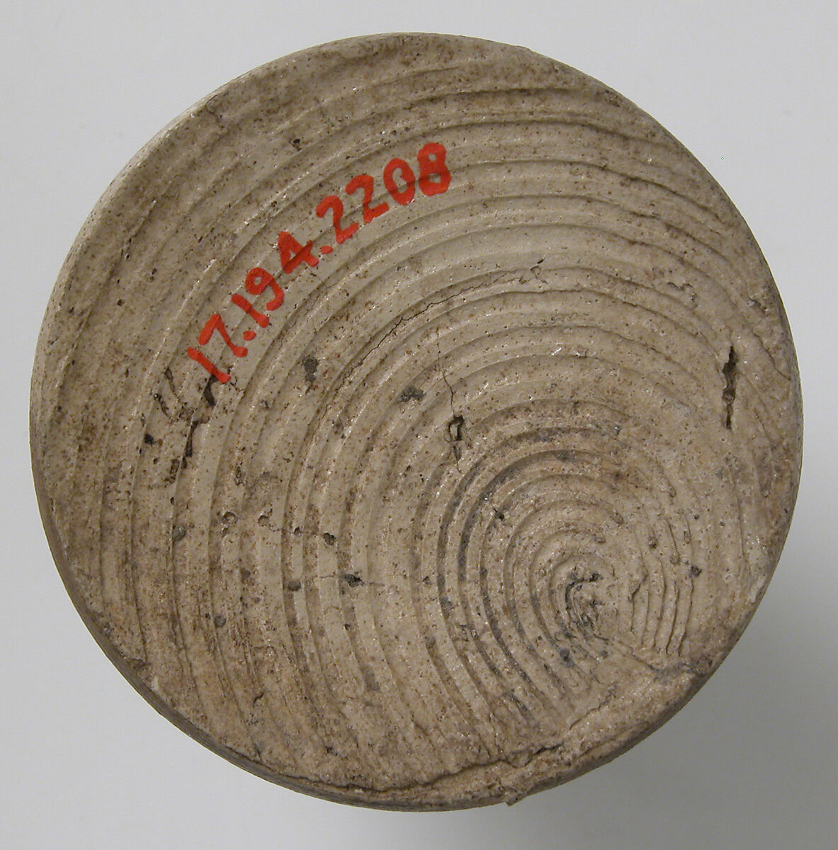 Bottle, Earthenware, glaze, French