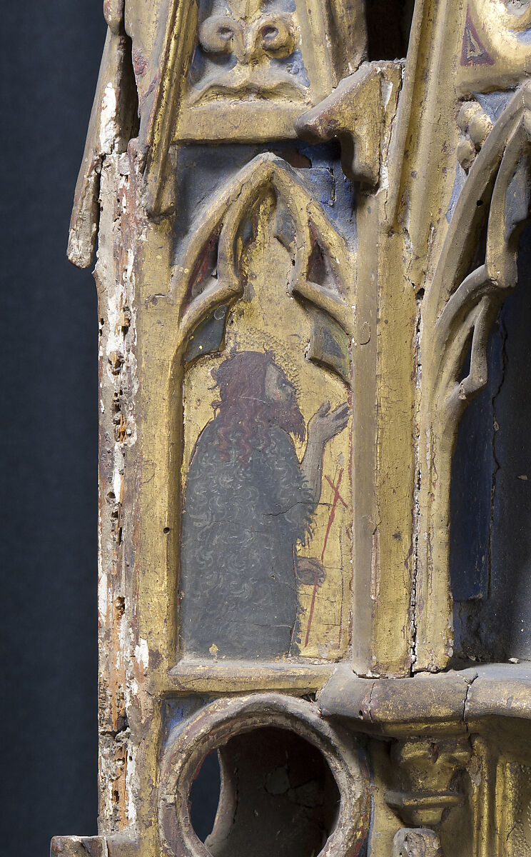 Reliquary, Wood, paint and guilding, Italian