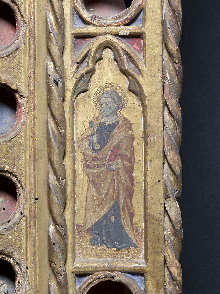 Reliquary, Wood, paint and guilding, Italian