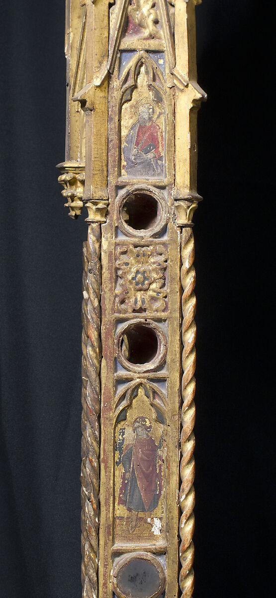 Reliquary, Wood, paint and guilding, Italian