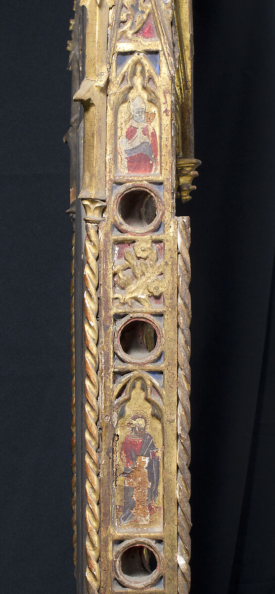 Reliquary, Wood, paint and guilding, Italian