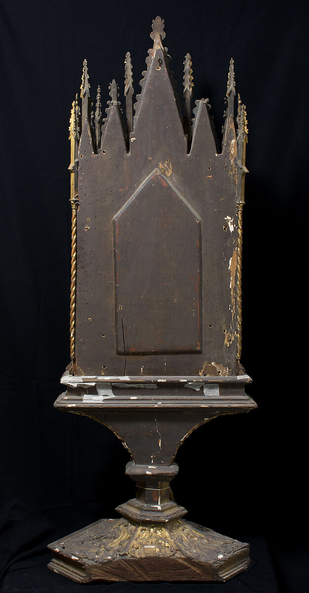 Reliquary, Wood, paint and guilding, Italian