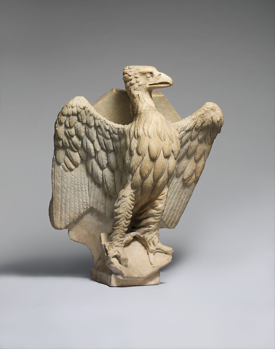 Lectern for the Reading of the Gospels with the Eagle of Saint John the Evangelist, Giovanni Pisano (Italian, Pisa ca. 1240–1319 Siena), Marble, Italian 