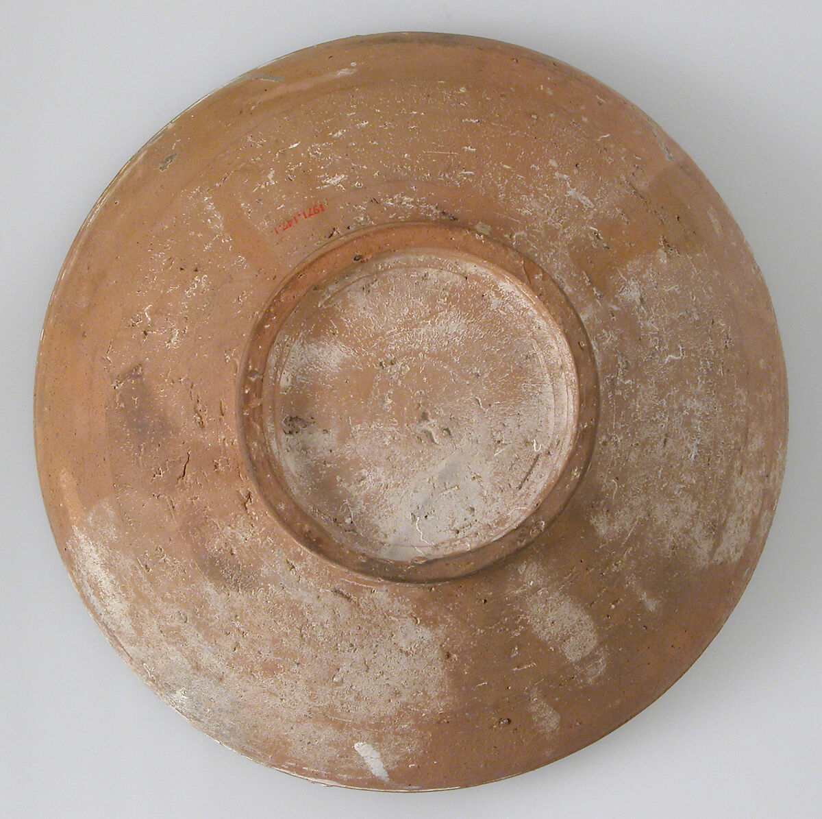 Bowl with Cheetah, Engraved slipware, Byzantine