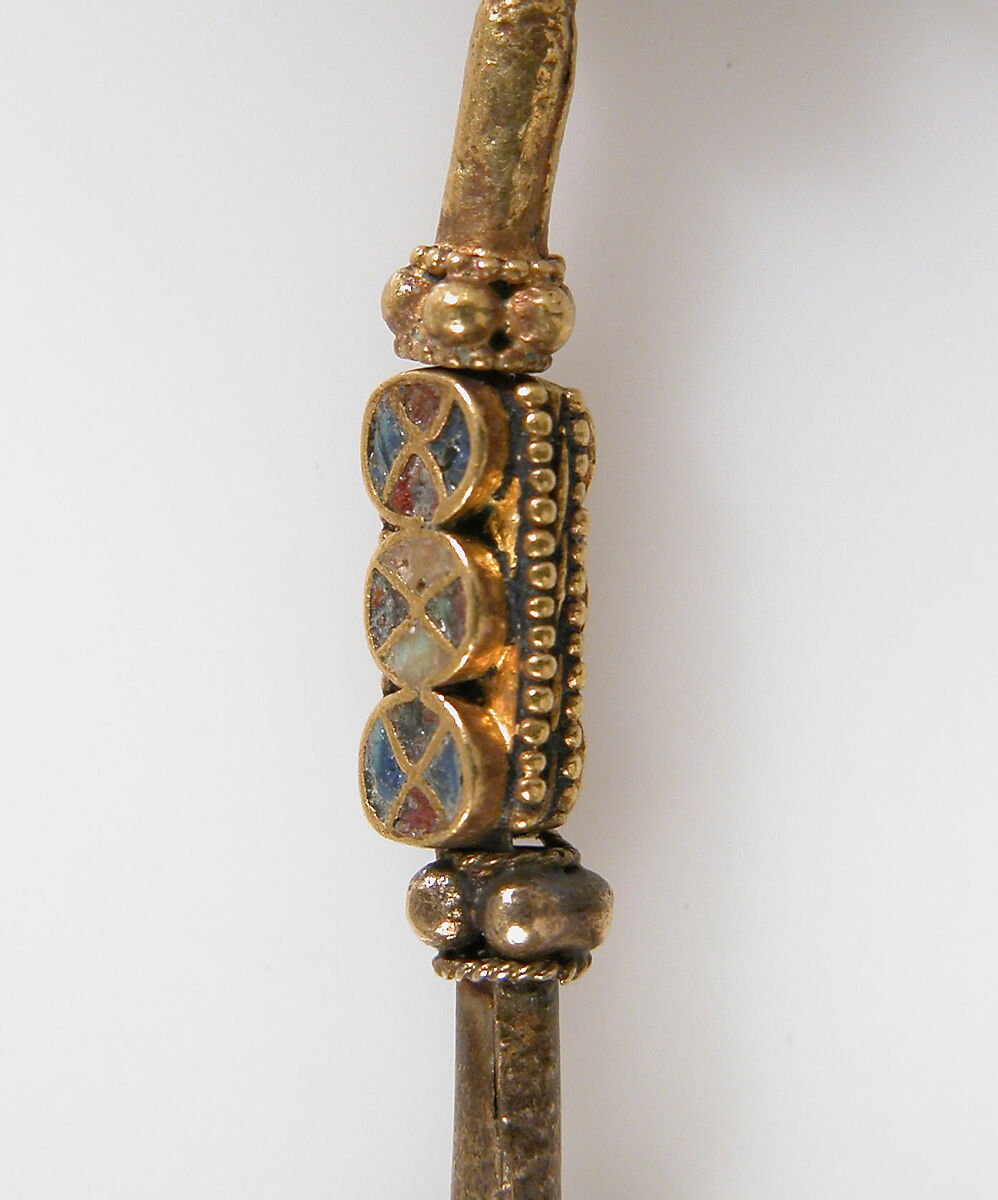 Necklace, Gold, enamel, and semi-precious stones., Byzantine