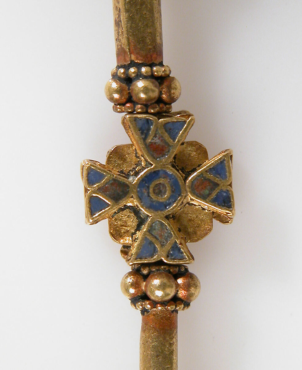 Necklace, Gold, enamel, and semi-precious stones., Byzantine