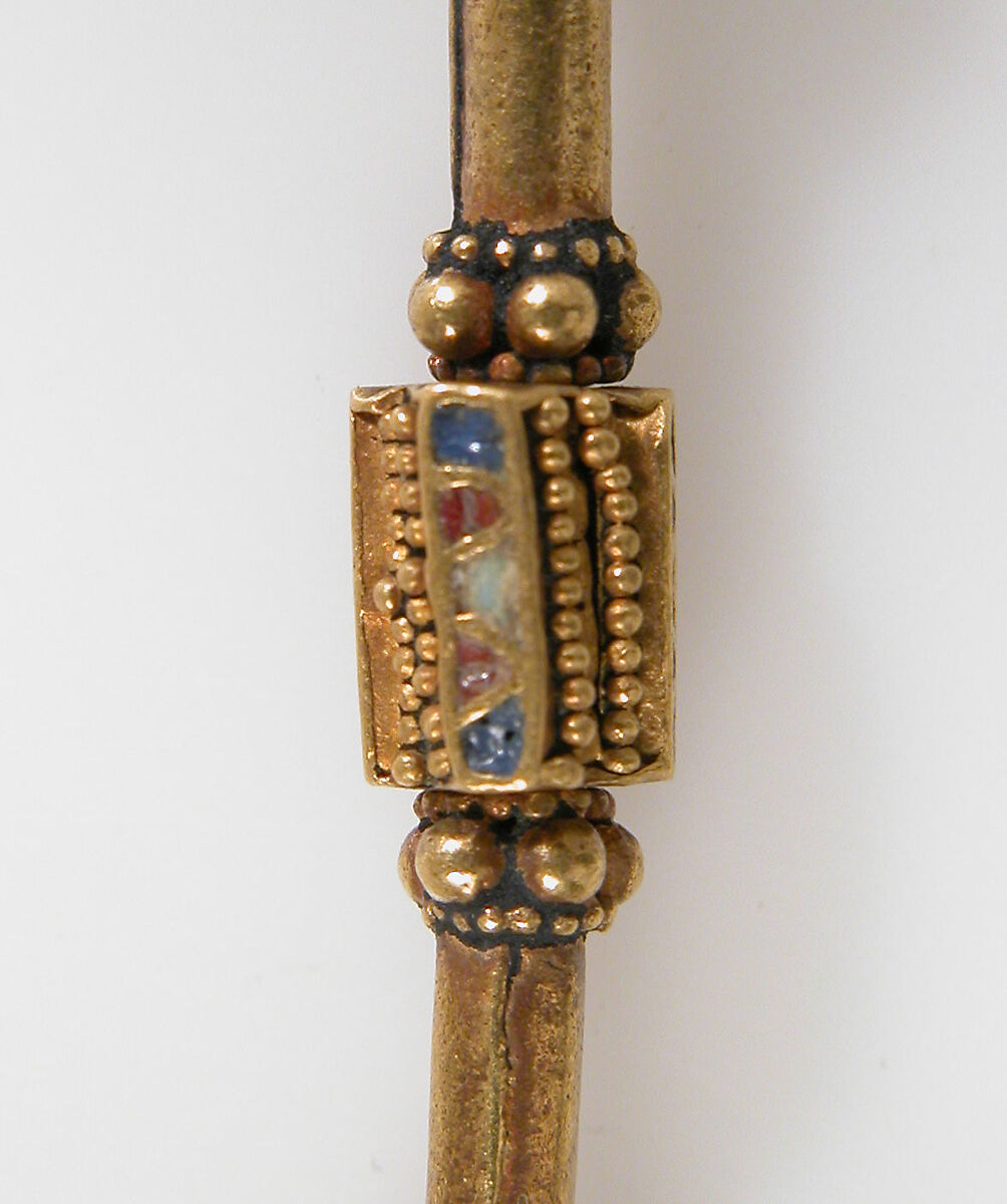 Necklace, Gold, enamel, and semi-precious stones., Byzantine