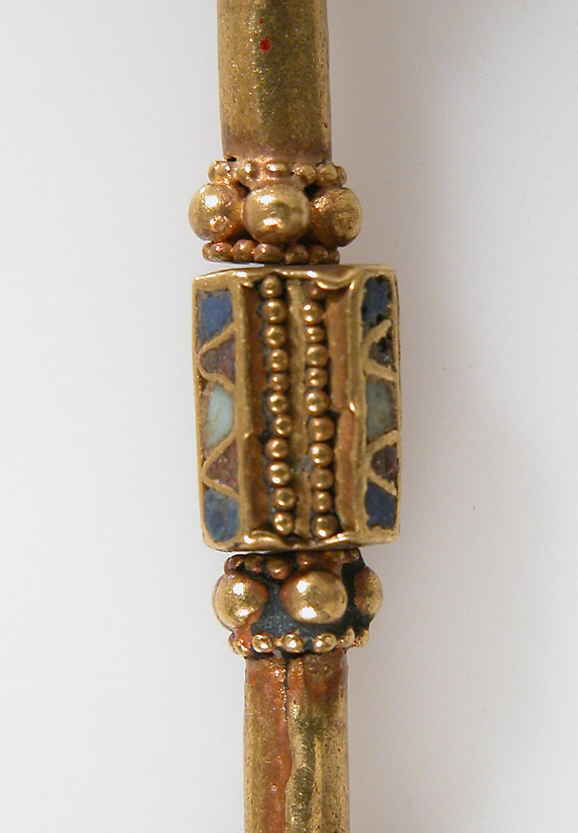 Necklace, Gold, enamel, and semi-precious stones., Byzantine