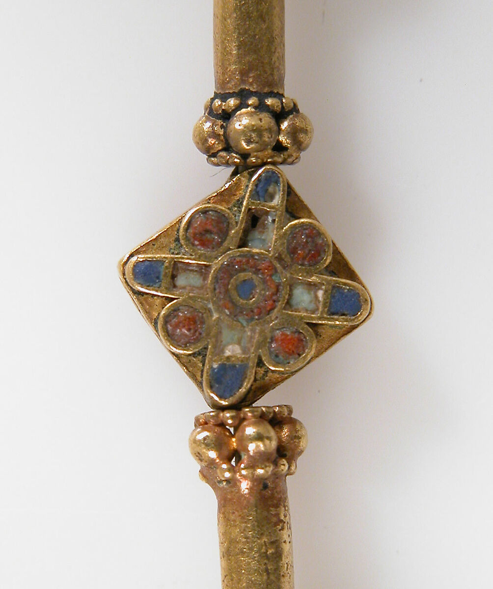 Necklace, Gold, enamel, and semi-precious stones., Byzantine