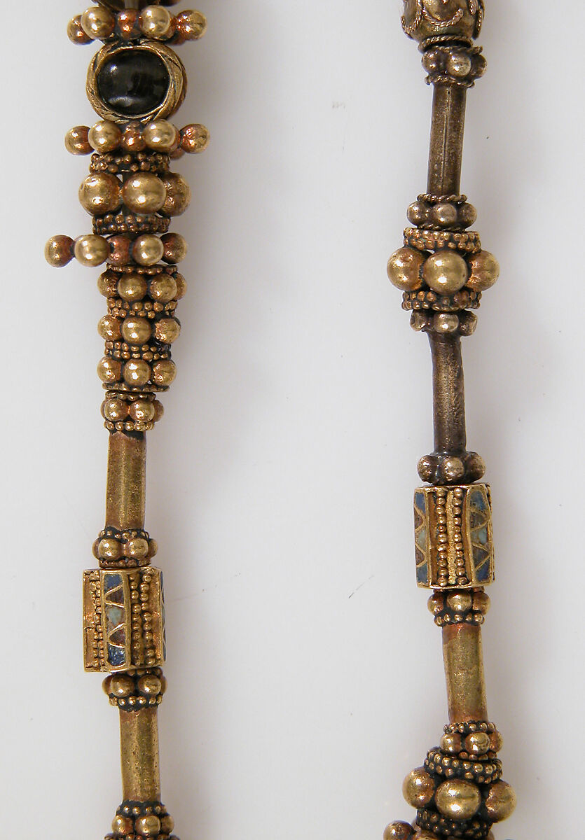 Necklace, Gold, enamel, and semi-precious stones., Byzantine