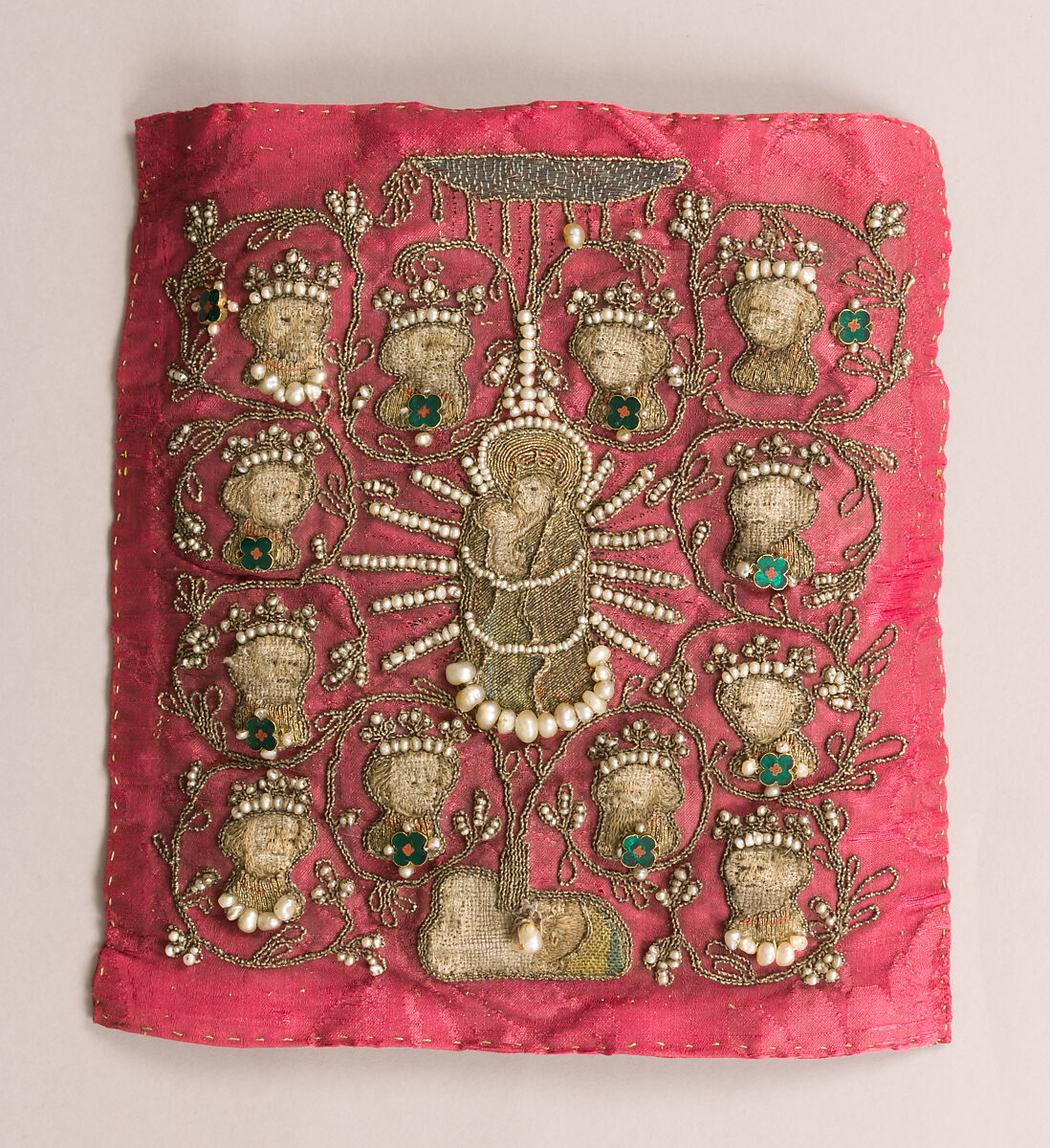 Crib of the Infant Jesus, Wood, polychromy, lead, silver-gilt, painted parchment, silk embroidery with seed pearls, gold thread, translucent enamels, South Netherlandish