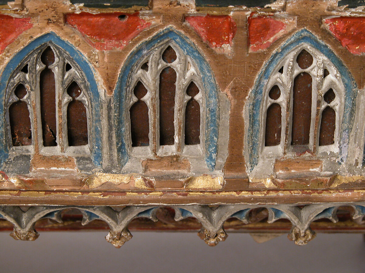 Crib of the Infant Jesus, Wood, polychromy, lead, silver-gilt, painted parchment, silk embroidery with seed pearls, gold thread, translucent enamels, South Netherlandish