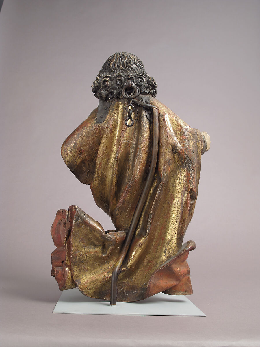 Flying Angel, Limewood, polychromy and gilding on gesso, Austrian