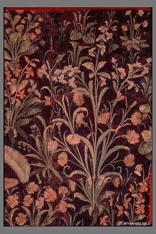 Falconer with Two Ladies, a Page, and a Foot Soldier, Wool warp;  wool and silk wefts, South Netherlandish