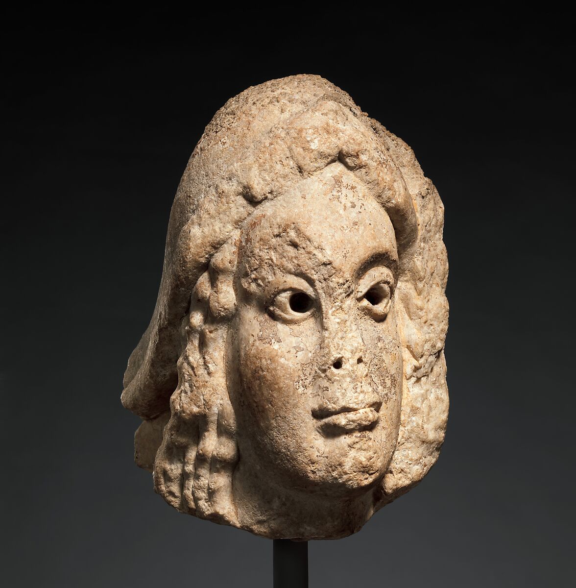 Head of a Youth, Marble, French 