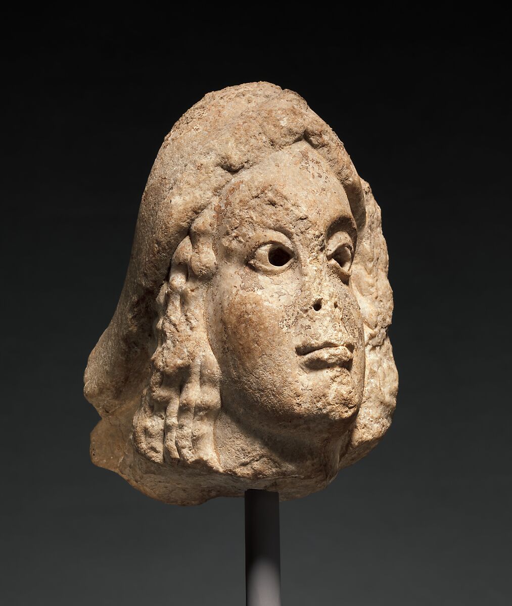 Head of a Youth, Marble, French