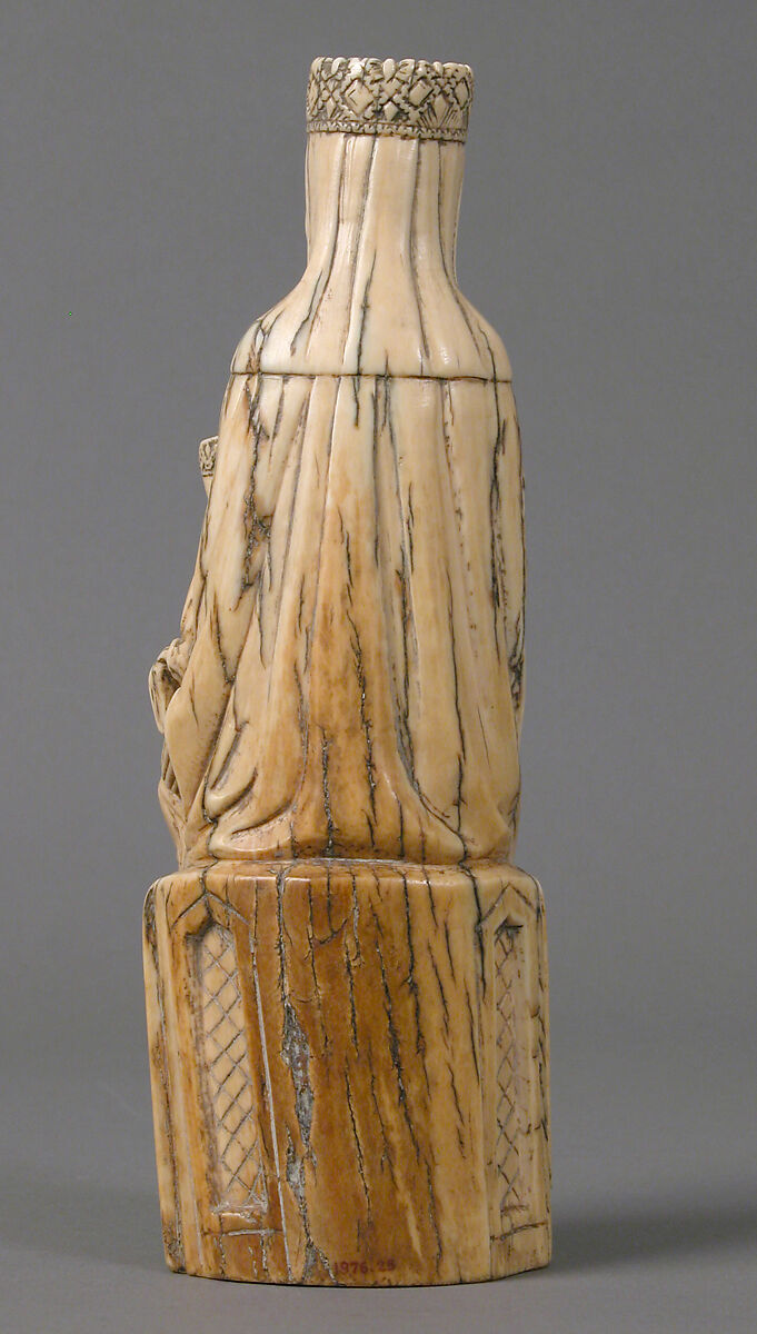 Virgin and Child, Elephant ivory, European (Medieval style)