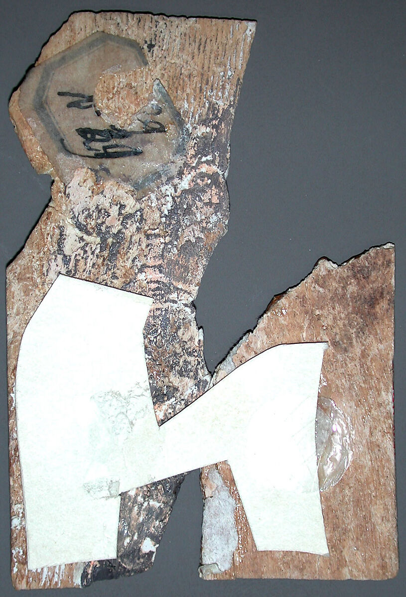 Plaque from a Casket with a bird, Bone with polychromy, Coptic