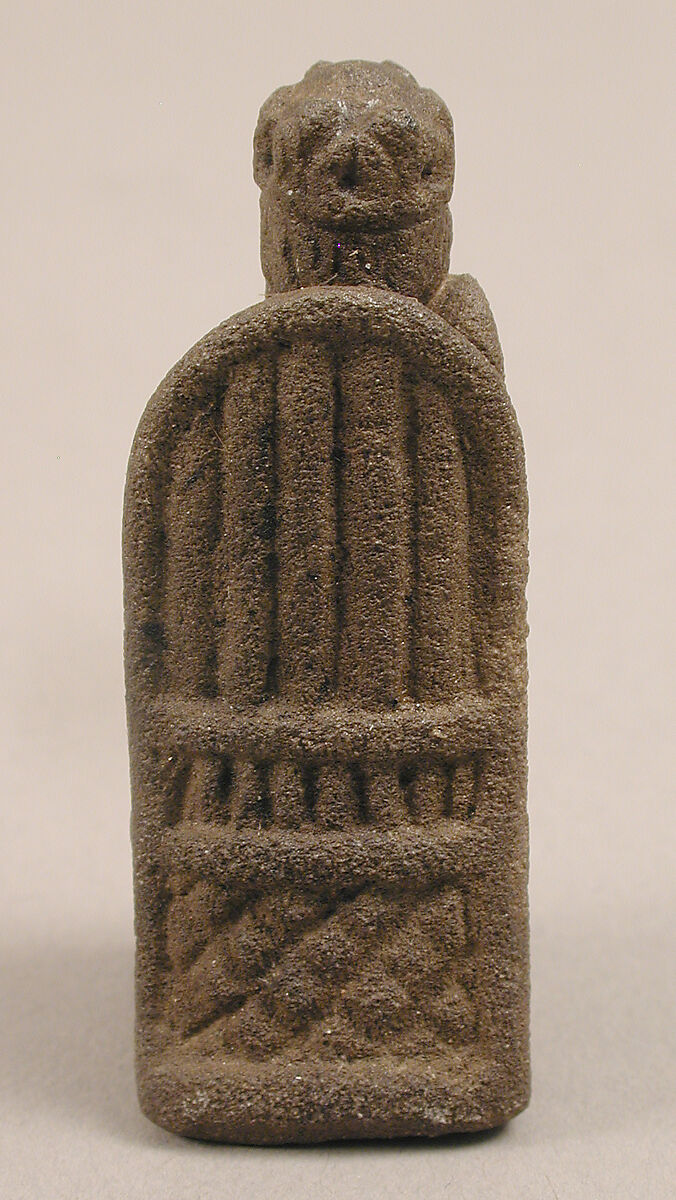 Game Piece in the Form of an Enthroned King, Probably fine pumice stone, North German