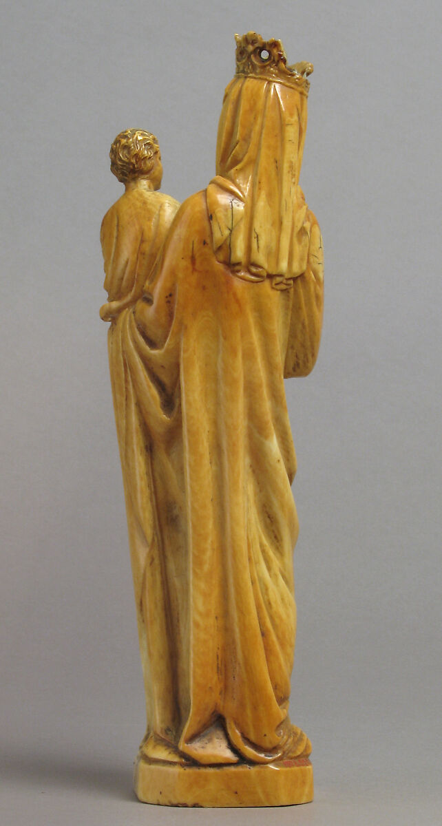 Virgin and Child, Elephant ivory, European (Medieval style)