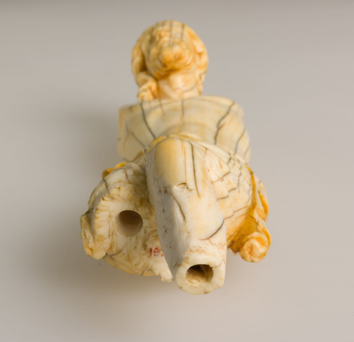 Crucified Christ, Elephant ivory, traces of polychromy, French