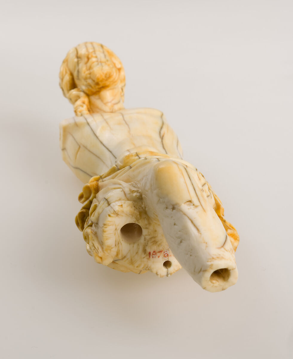 Crucified Christ, Elephant ivory, traces of polychromy, French