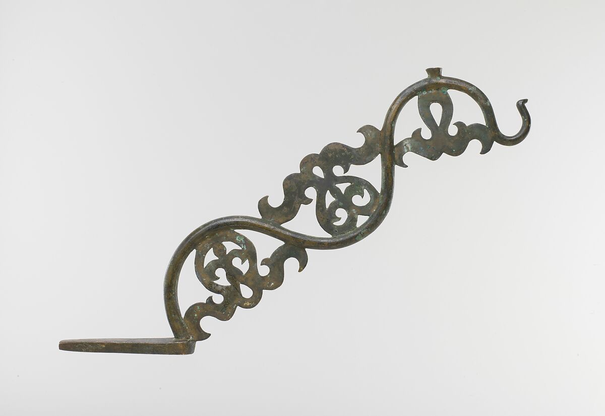 Wall Bracket for a Lamp, Copper alloy, Byzantine 