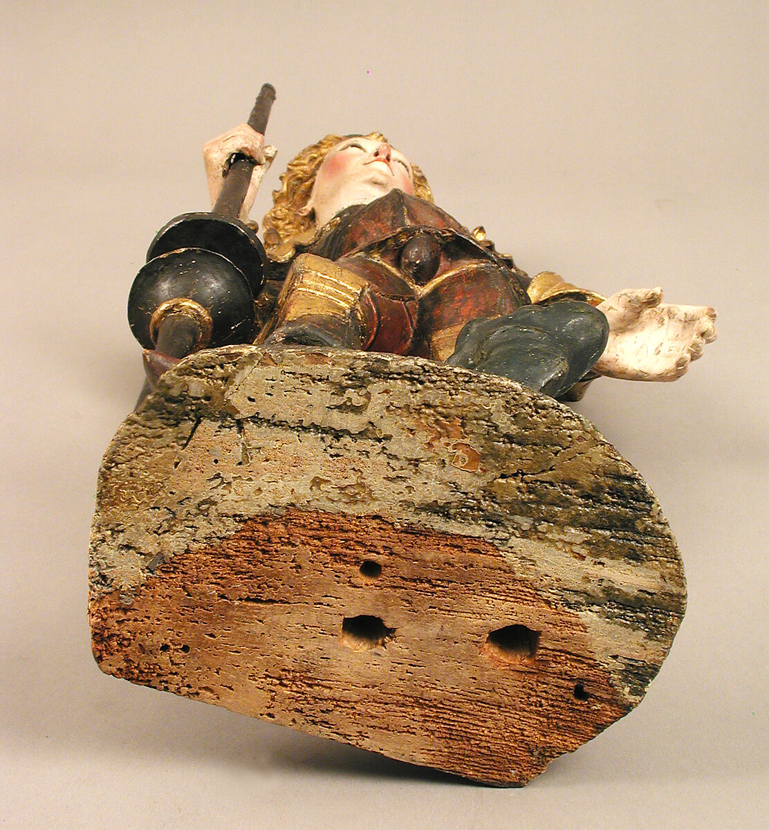 Saint George and the Dragon, Attributed to Hans Klocker (Austrian, active 1474–1502) (under the influence of Michael Pacher), Wood, painted and gilt, Austrian or South German