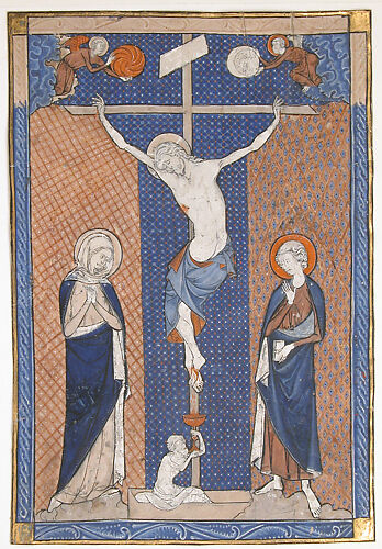 Manuscript Leaf with the Crucifixion, from a Missal