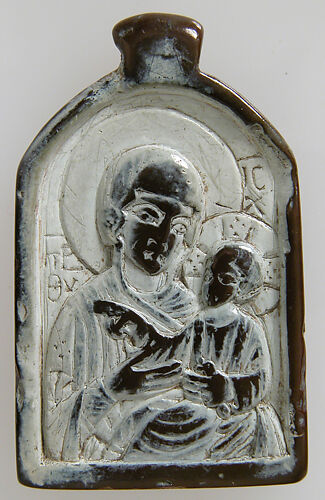 Two-Sided Pendant with the Virgin and Christ Child and John the Forerunner
