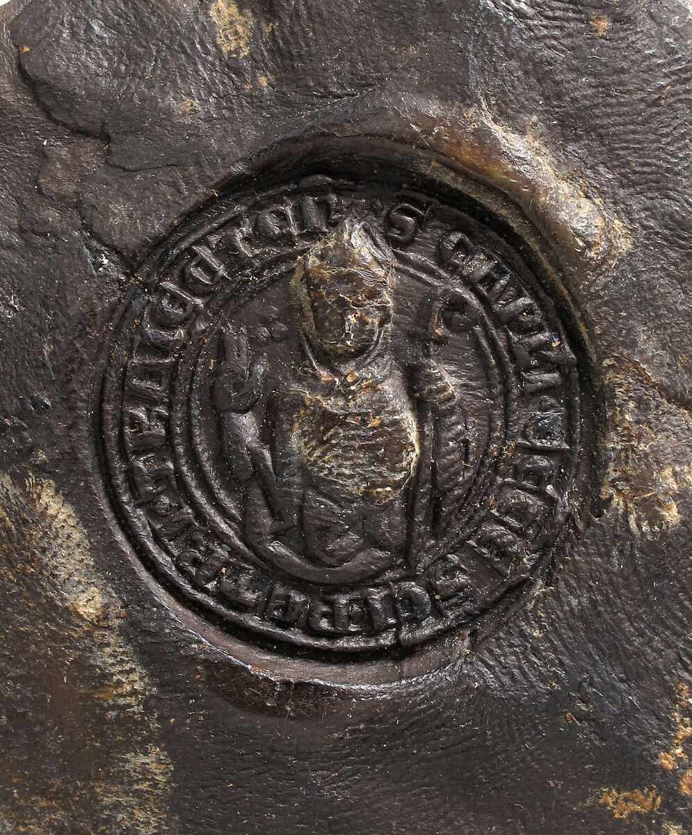 Seal Impression, Saint Peter, Black wax, Netherlandish or South Lowlands (?)