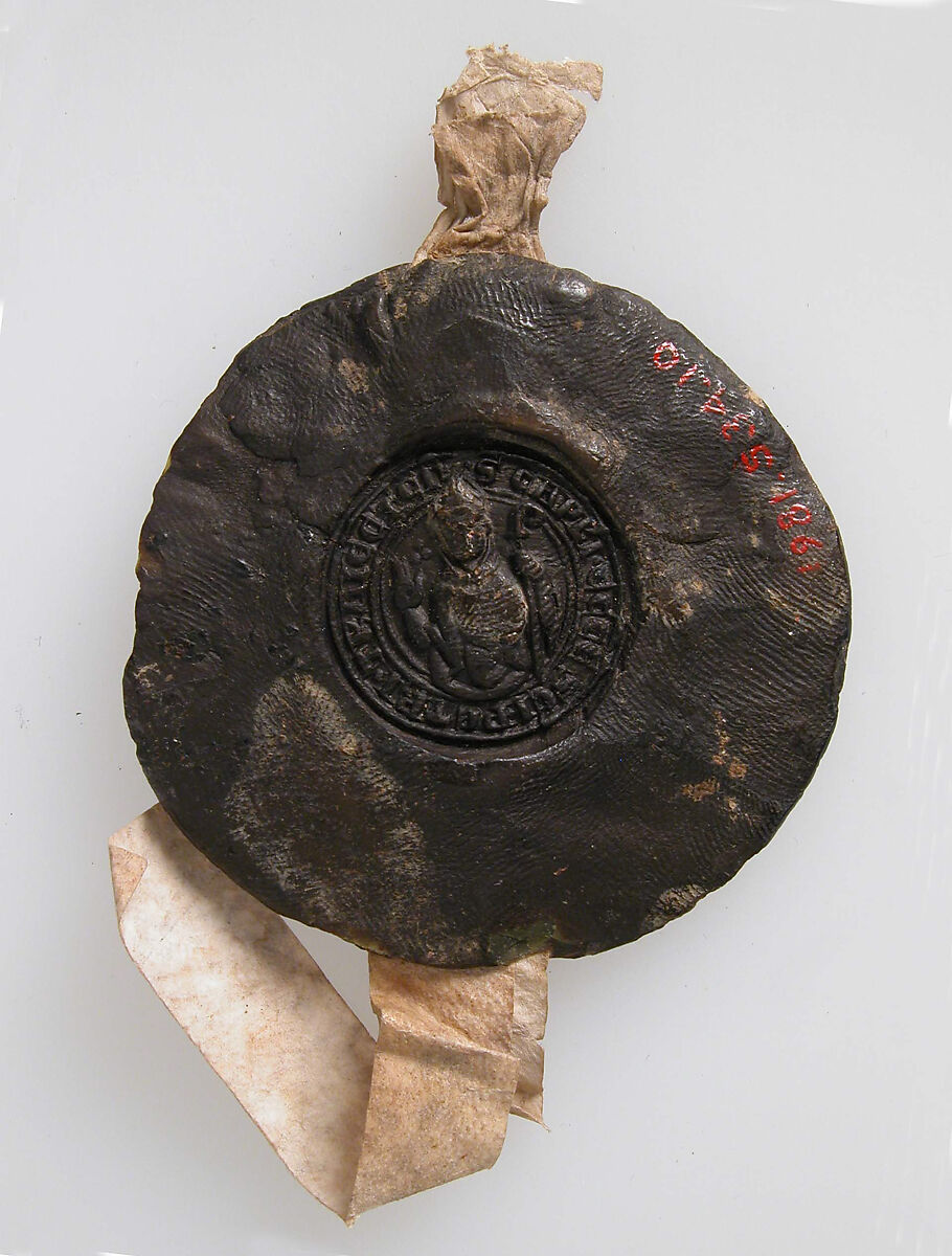 Seal Impression, Saint Peter, Black wax, Netherlandish or South Lowlands (?)