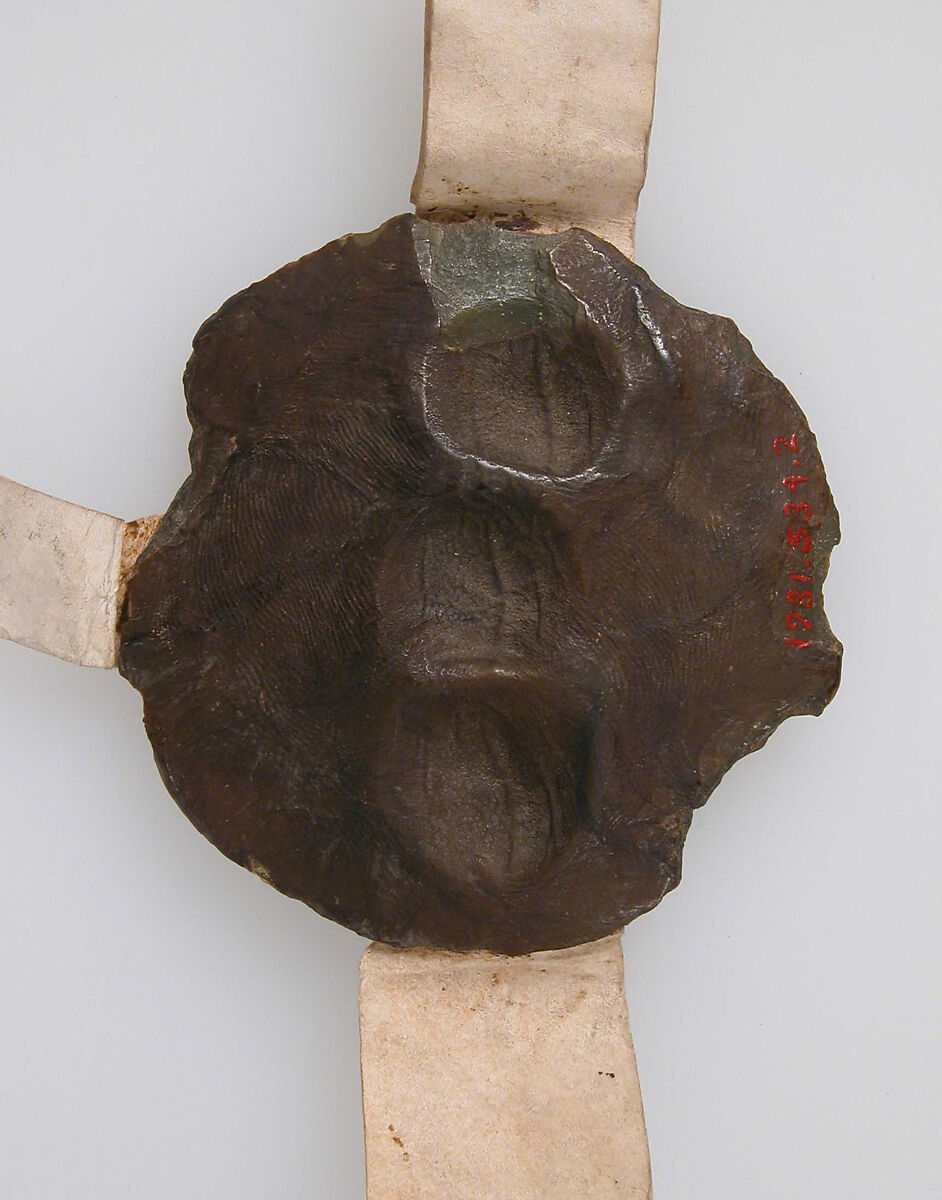 Seal Impression, Municipal Seal of Middelburg, Brown wax, Netherlandish