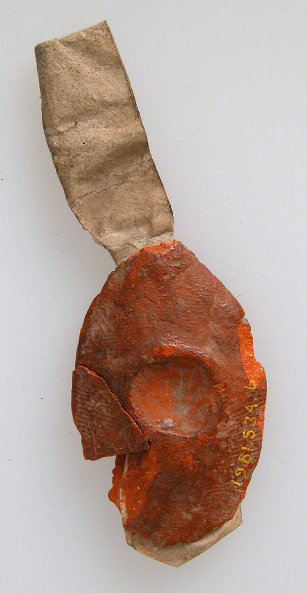 Seal Impression, Saint Giles, Red wax, British