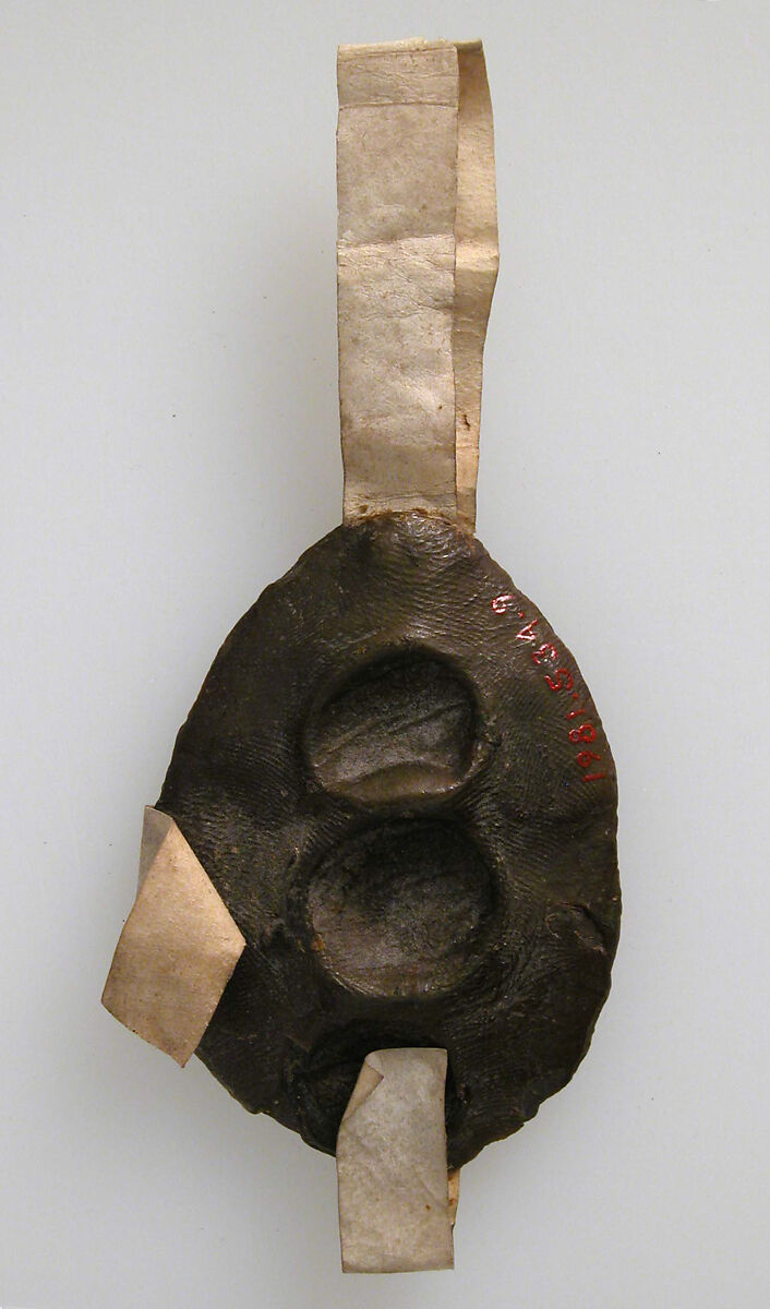 Seal Impression, Bishop, Brown wax, Netherlandish or South Lowlands (?)