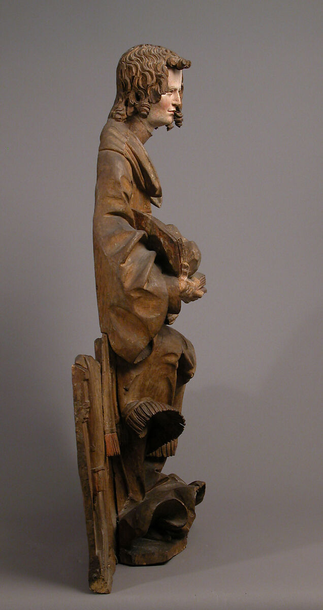 Saint Stephen, Hans Leinberger (German, active 1510–1530), Limewood with traces of paint, South German