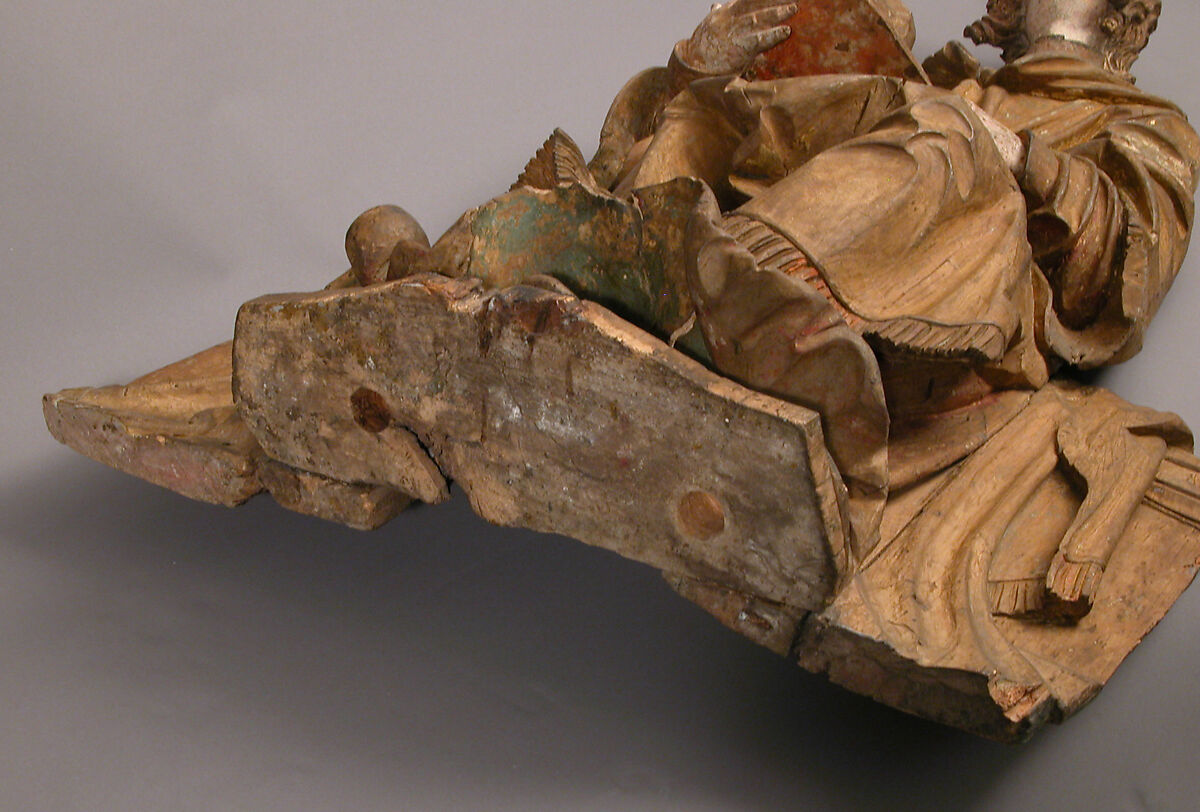 Saint Stephen, Hans Leinberger (German, active 1510–1530), Limewood with traces of paint, South German