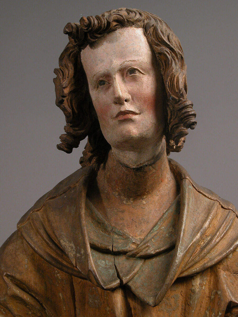 Saint Stephen, Hans Leinberger (German, active 1510–1530), Limewood with traces of paint, South German