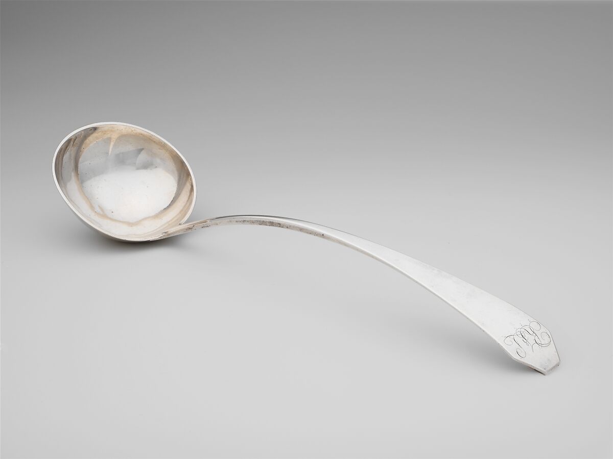 Ladle, James Gaskins (ca. 1761–1827), Silver, American 