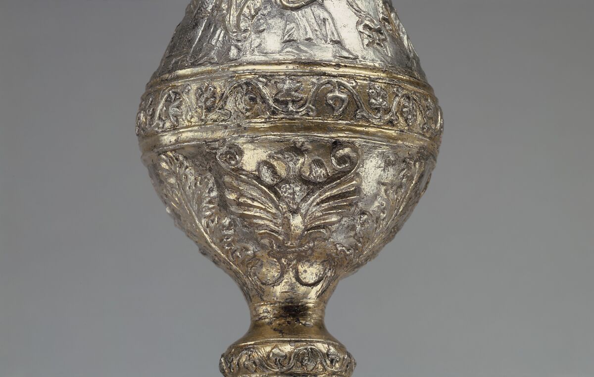 Flask with the Adoration of the Magi, Silver, silver-gilt, Byzantine