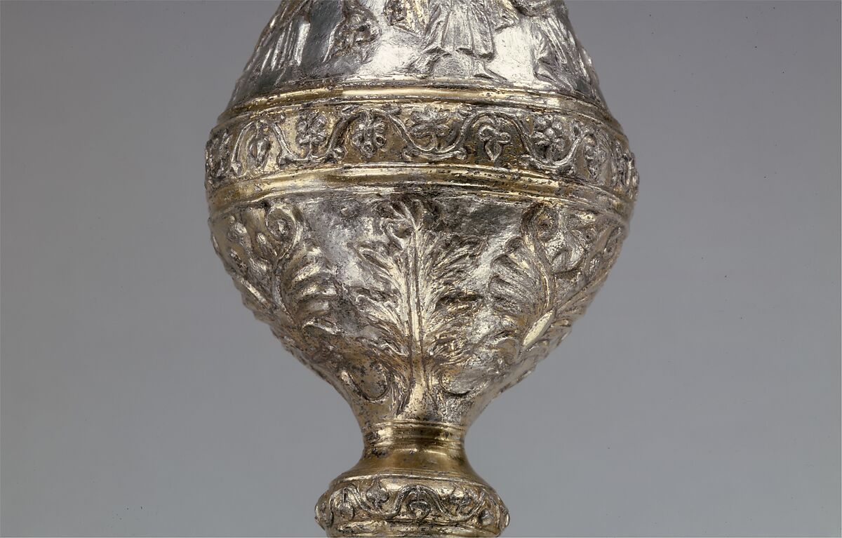 Flask with the Adoration of the Magi, Silver, silver-gilt, Byzantine