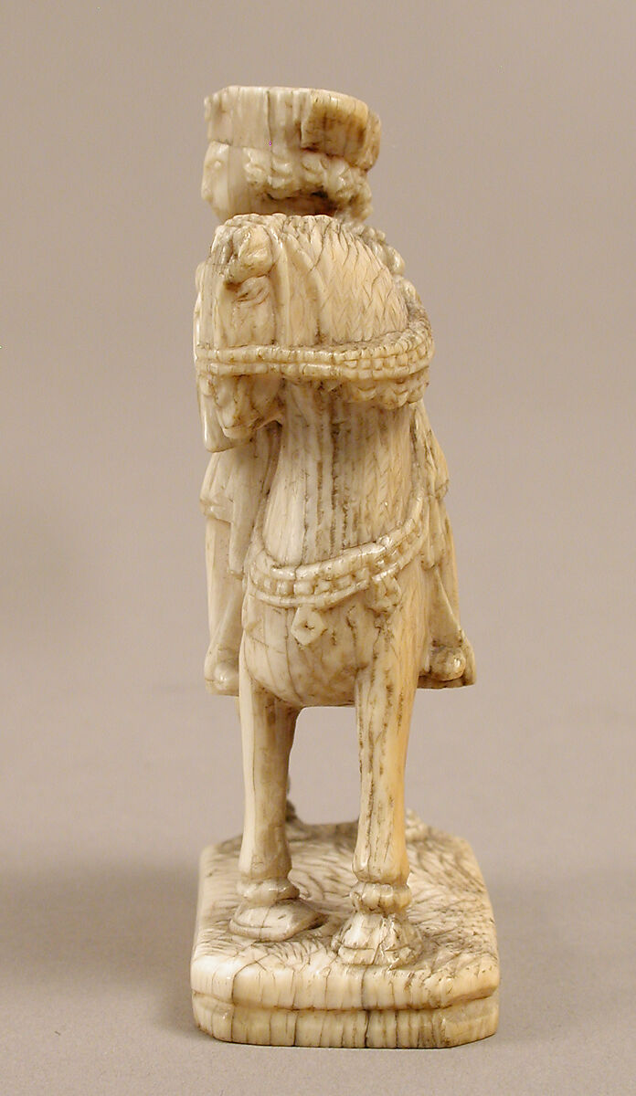 Chess Piece in the Form of a Knight, Elephant ivory, Netherlandish