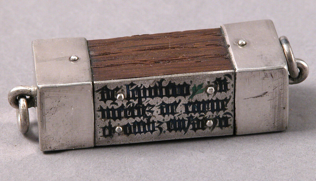 Portable Reliquary of Saint Vincent, Translucent enamels on silver, wood, French 