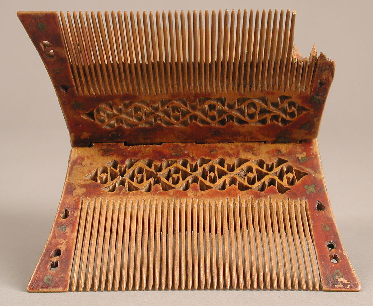 Folding Comb, Boxwood, Central European