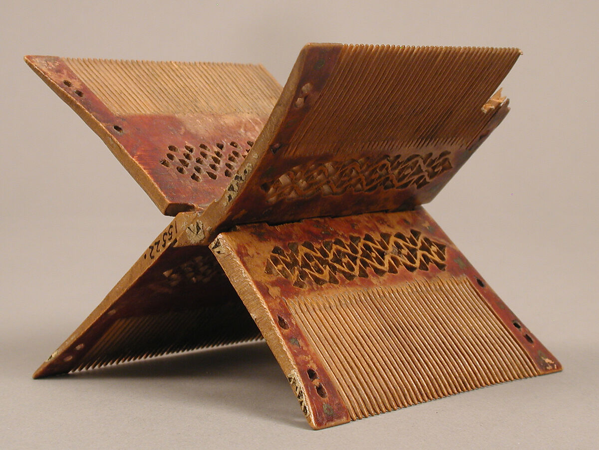 Folding Comb, Boxwood, Central European 