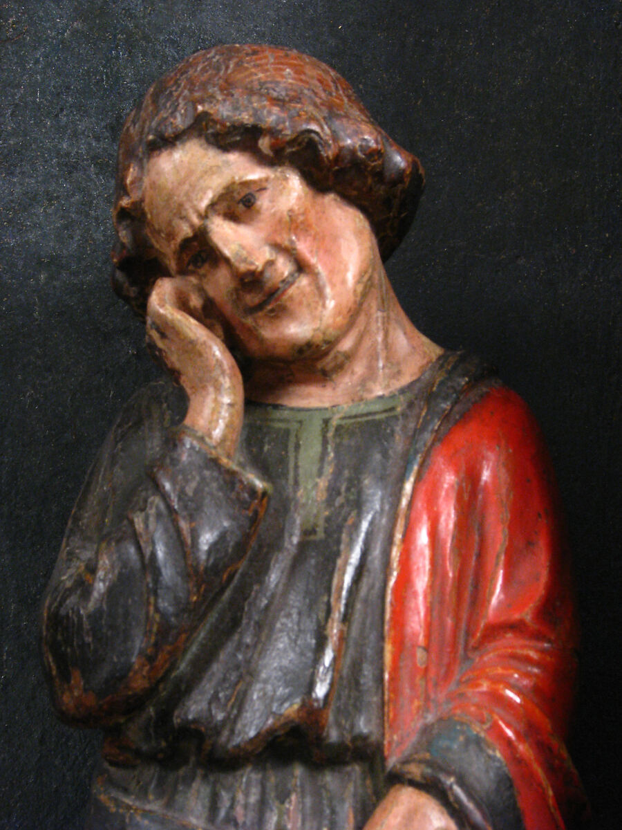 Tabernacle with Crucifixion Scene, Wood (poplar and oak), paint and gilding, North Italian