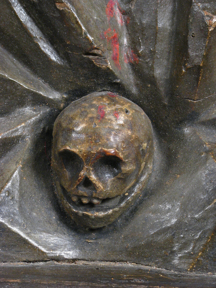 Tabernacle with Crucifixion Scene, Wood (poplar and oak), paint and gilding, North Italian