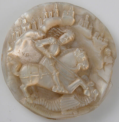 Medallion with Saint George Slaying The Dragon